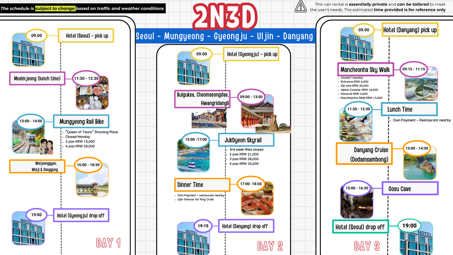 2N3D Seoul - Jeonju - Busan - Seoul