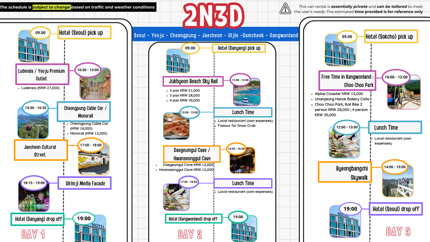 2N3D Seoul - Jeonju - Busan - Seoul