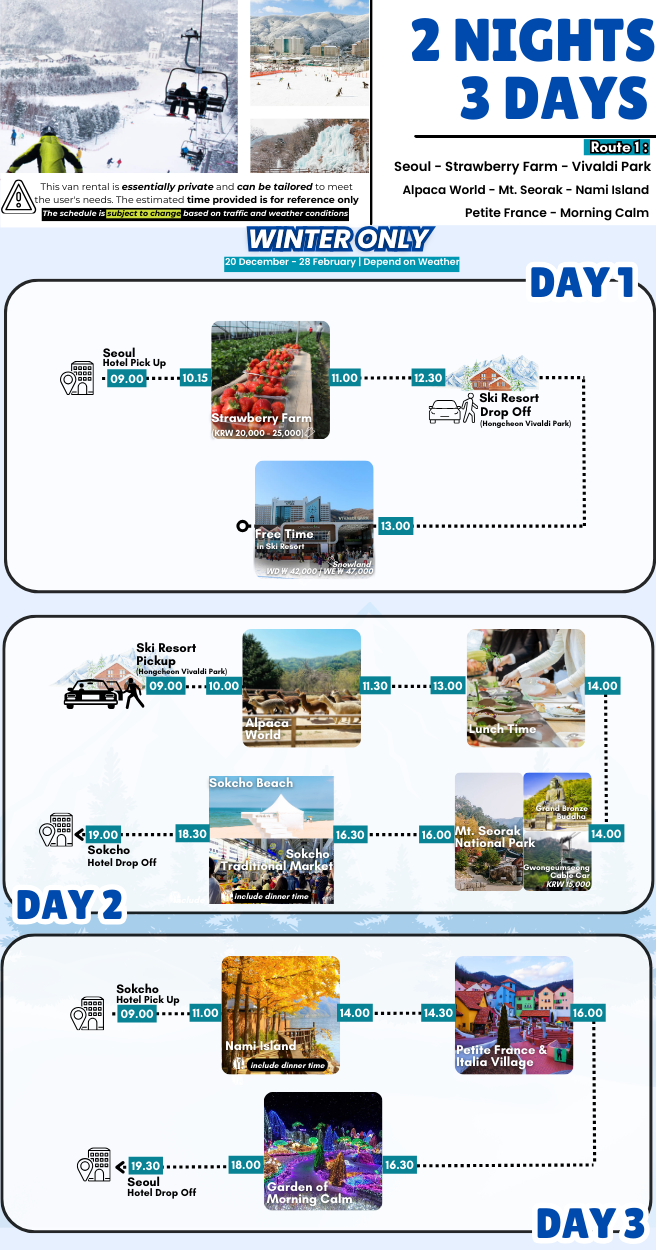 AGEN - 2N3D Seoul - Gunung Sorak - Resor Ski - Seoul (KHUSUS MUSIM DINGIN) (Salinan)