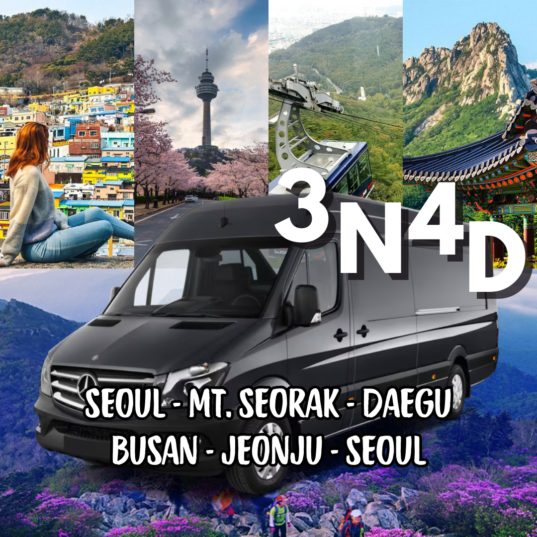 AGEN - 3N4D Seoul - Gunung Sorak - Daegu - Busan - Jeonju - Seoul