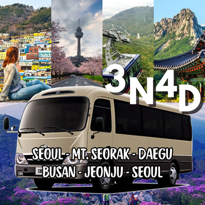 3N4D Seoul - Mt Sorak - Daegu - Busan - Jeonju - Seoul