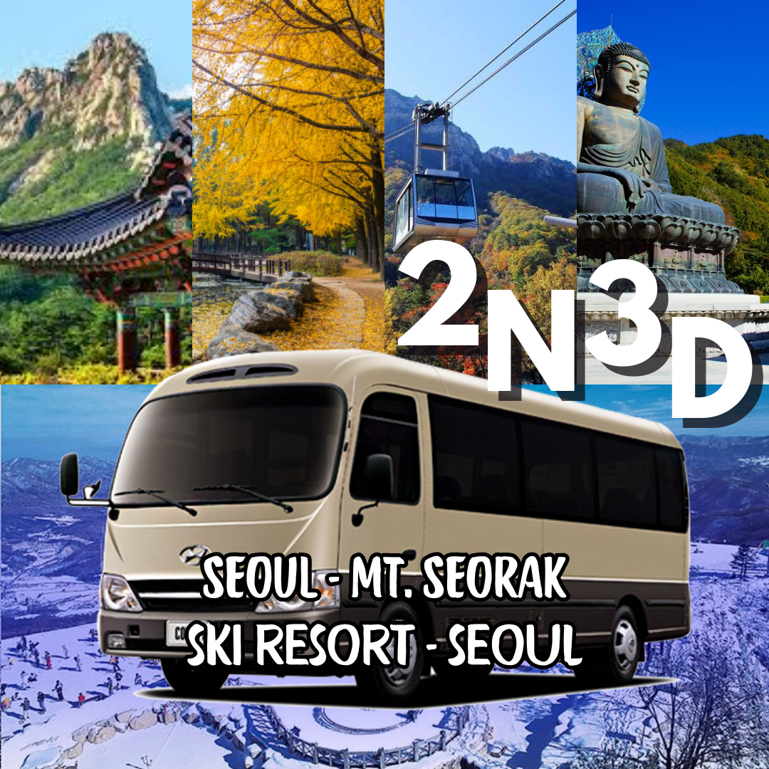 2N3D Seoul - Mt. Sorak - Ski Resort - Seoul (WINTER SPECIAL)