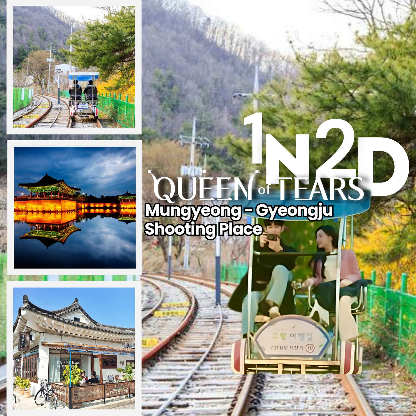 1N2D MUNGYEONG - GYEONGJU - TEMPAT SYUTING QUEEN OF TEARS