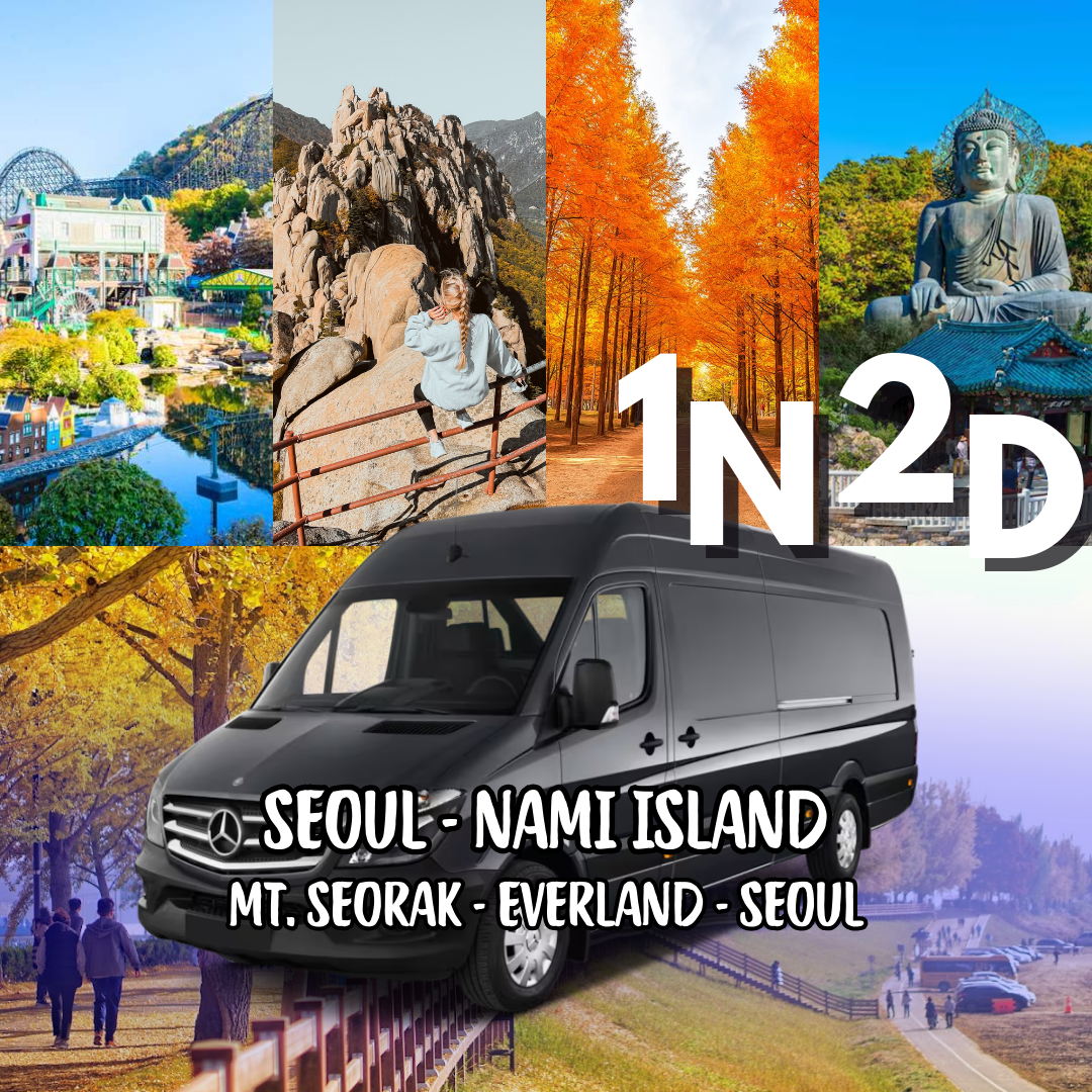 AGEN - 1N2D Seoul - Pulau Nami - Gunung Sorak - Everland - Seoul