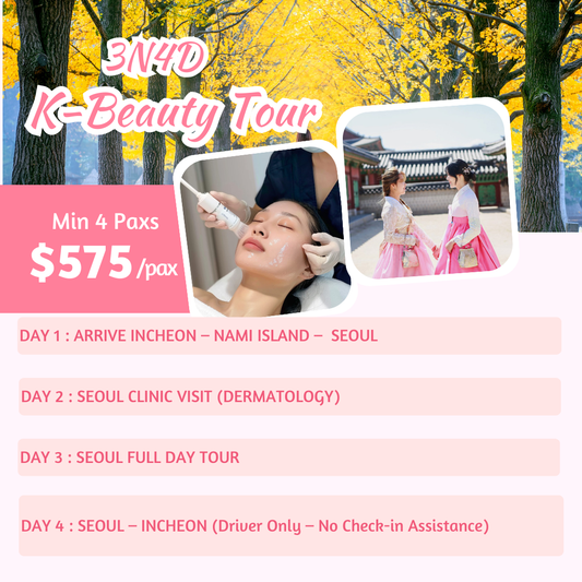 3N4D K-BEAUTY TOUR