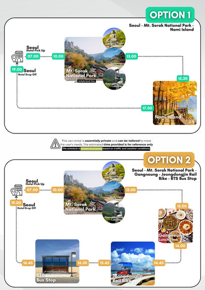 AGEN - Seoul - Gunung Sorak - Pulau Nami - Seoul